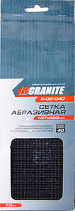 GRANITE Сітка абразивна зерно 40 107*280 мм, 10 шт GRANITE, Арт.: 8-02-040