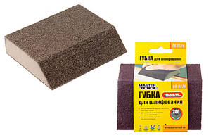 MasterTool Губка для шліфування ТРАПЕЦІЯ Р240 110*90*25 мм, Арт.: 08-0624