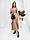 Трикотажный юбочный костюм с плиссированной юбкой миди и топом (р. 42-46) 79KO2206, фото 6