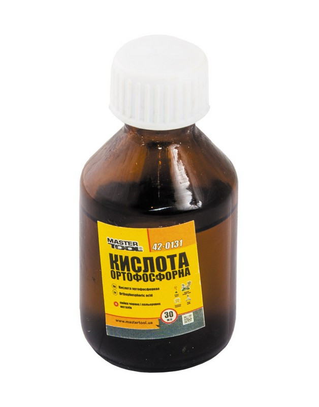 MasterTool Кислота ортофосфорна 30 г, скло, Арт.: 42-0131