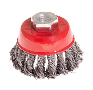 MasterTool Щітка торцева з плетеного дроту D 65 М14, Арт.: 19-7006