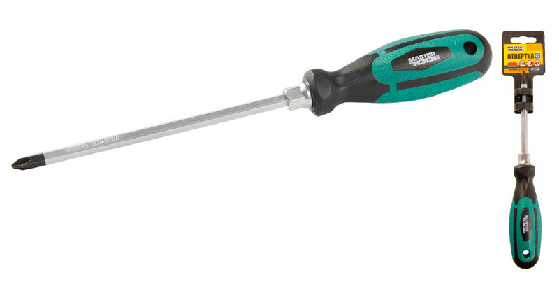 Хрестова викрутка Mastertool РН2 x 150 мм (45-8215), фото 1