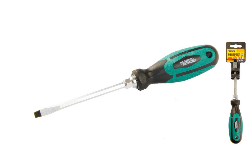 MasterTool Відвертка плоска SL5*100 посилена, Арт.: 45-8510, фото 1