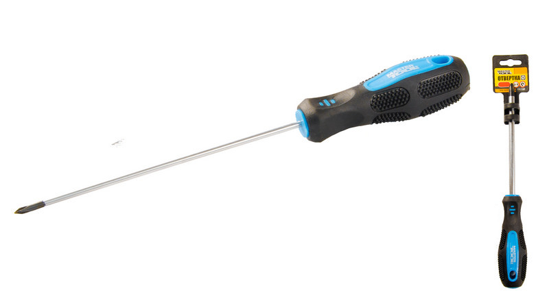 Відвертка хрестова MASTERTOOL РН0х125 мм 48-5012, фото 1