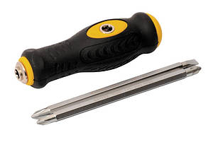 MasterTool Відвертка з Т-подібною ручкою насадка 130 мм PH1-PZ2/PH2-SL6, Арт.: 40-0140
