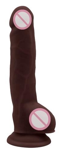 Фалоімітатор реалістичний з мошонкою Chisa Carnal Pleasure Brown