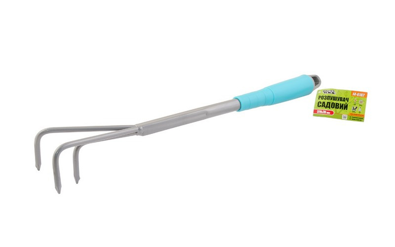 Рыхлитель садовый Mastertool с пластиковой ручкой 370x70 мм (14-6182) - фото 1 - id-p1183684566