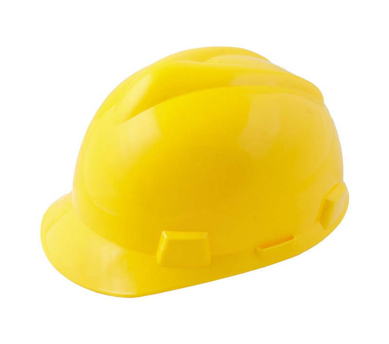 MasterTool Каска будівельна "V", жовта (будівельники), Арт.: 81-1005