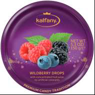 Льодяники Kalfany W ildberry Candies лісові ягоди 150г, 10 шт/ящ