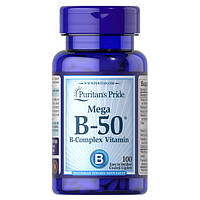 Vitamin B-50 Complex Puritan's Pride (100 таблеток)