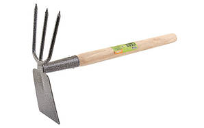 Сапа Mastertool Нептун з подовженою дерев'яною ручкою 380x190x70 мм (14-6194)