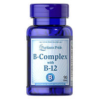Vitamin B-Complex and Vitamin B-12 Puritan's Pride (90 таблеток)