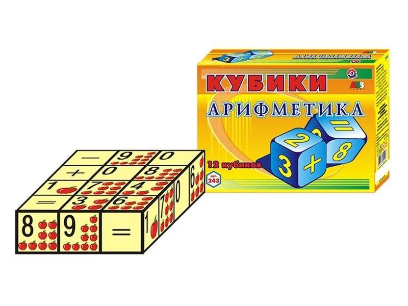 Іграшка кубики "Арифметика ТехноК"