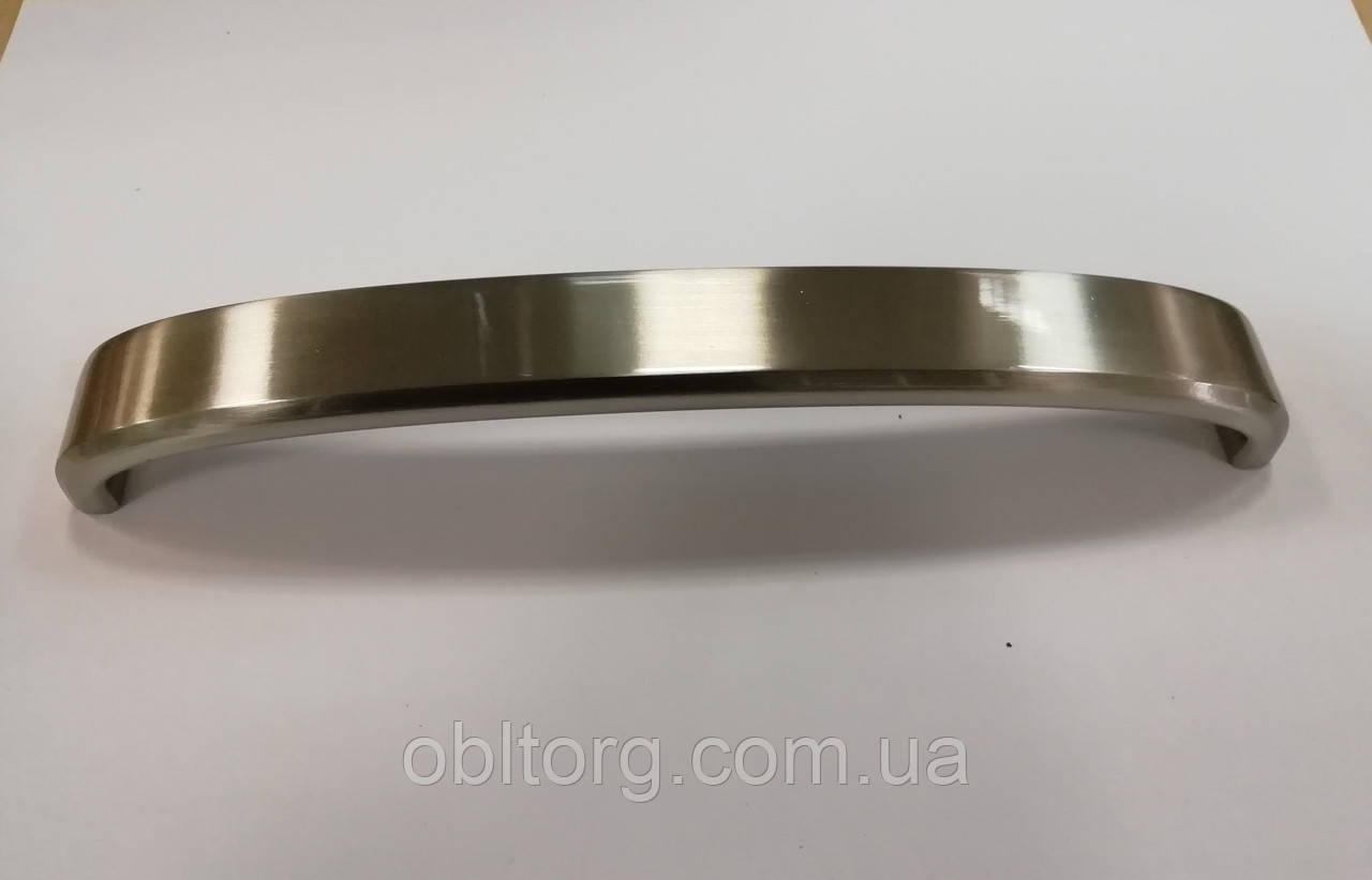 Ручка мебельна скоба Virno Lines 403 браш сатин нікель 192, фото 1