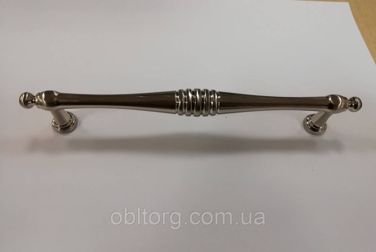 Ручка рейлінгова меблева Virno Antique 634/160 нікель браш, фото 1