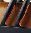Набір кухонних ножів на підставці Fiskars Functional Form 1057552 (набір 5 шт, нержавіюча сталь), фото 5