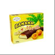 Суфле в шоколаді Hauswirth Banane Plus Marille, абрикос 150г. 24шт/ящ