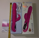 Подвійний вібратор з підігрівом, стимулятор для піхви і клітора, інтимні іграшки для жінок, фото 10