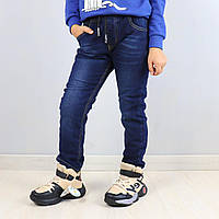 Утеплені джинсові штани для хлопчиків тм Taurus розмір 116 см