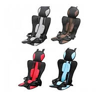 Дитяче автомобільне безкаркасне крісло чохол бустер Child car seat(черв,синій,коичн,сірий)