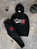 Чоловічий спортивний костюм M950 чорний, фото 3