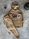 Чоловічий спортивний костюм M952 бежевий М, фото 4