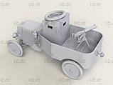 Пластикова модель 1/35 ICM 35670 Бронеавтомобіль Model T RNAS Armoured Car with з британським екіпажем, фото 8