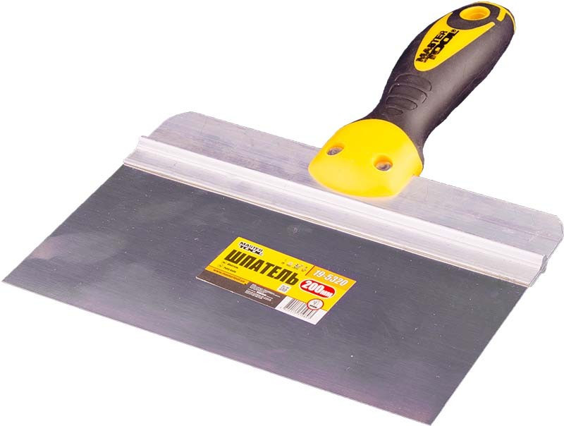 MasterTool Шпатель AL-PROFI, 200*85 мм, TPR ручка, ударний, Арт.: 19-5320, фото 1