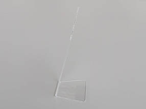 Підставка-вітрина для ланцюжків і пари сережок прозорого кольору (акрилова), фото 3