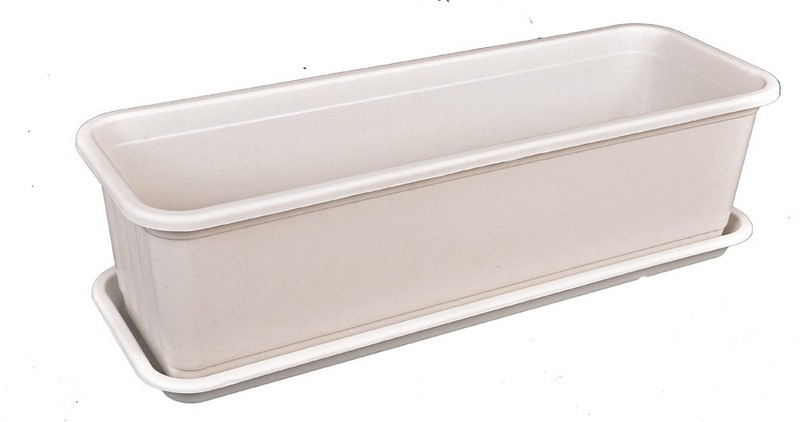 Господар балконний Ящик з піддоном 16*49*13 см білий, Арт.: 92-8049, фото 1