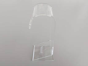 Підставка-вітрина для пари сережок і кільця прозорого кольору (акрилова)., фото 4