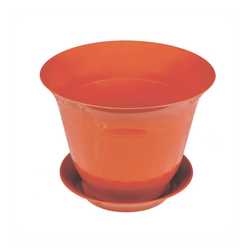 Господар Горщик квітковий "МОЛДАВІЯ" Ø 20 см коричневий, Арт.: 92-8044, фото 1