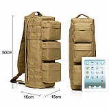 Сумка тактична на плече B11 чорна, 20 л, фото 3