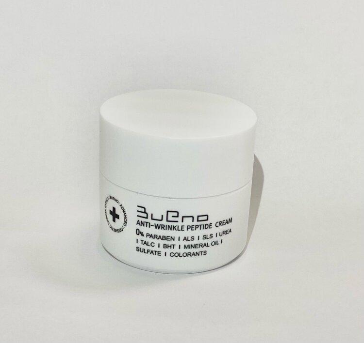Миниатюра антивозрастного крема для лица с пептидами Bueno Anti-Wrinkle Peptide Cream - 5 г - фото 1 - id-p1561543394