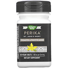 Екстракт звіробою Nature's Way "Perika St. John's Wort" для поліпшення настрою, 300 мг (60 таблеток)