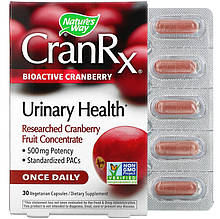 Журавлина Nature's Way "CranRx Urinary Health" біоактивна, 500 мг (30 капсул)