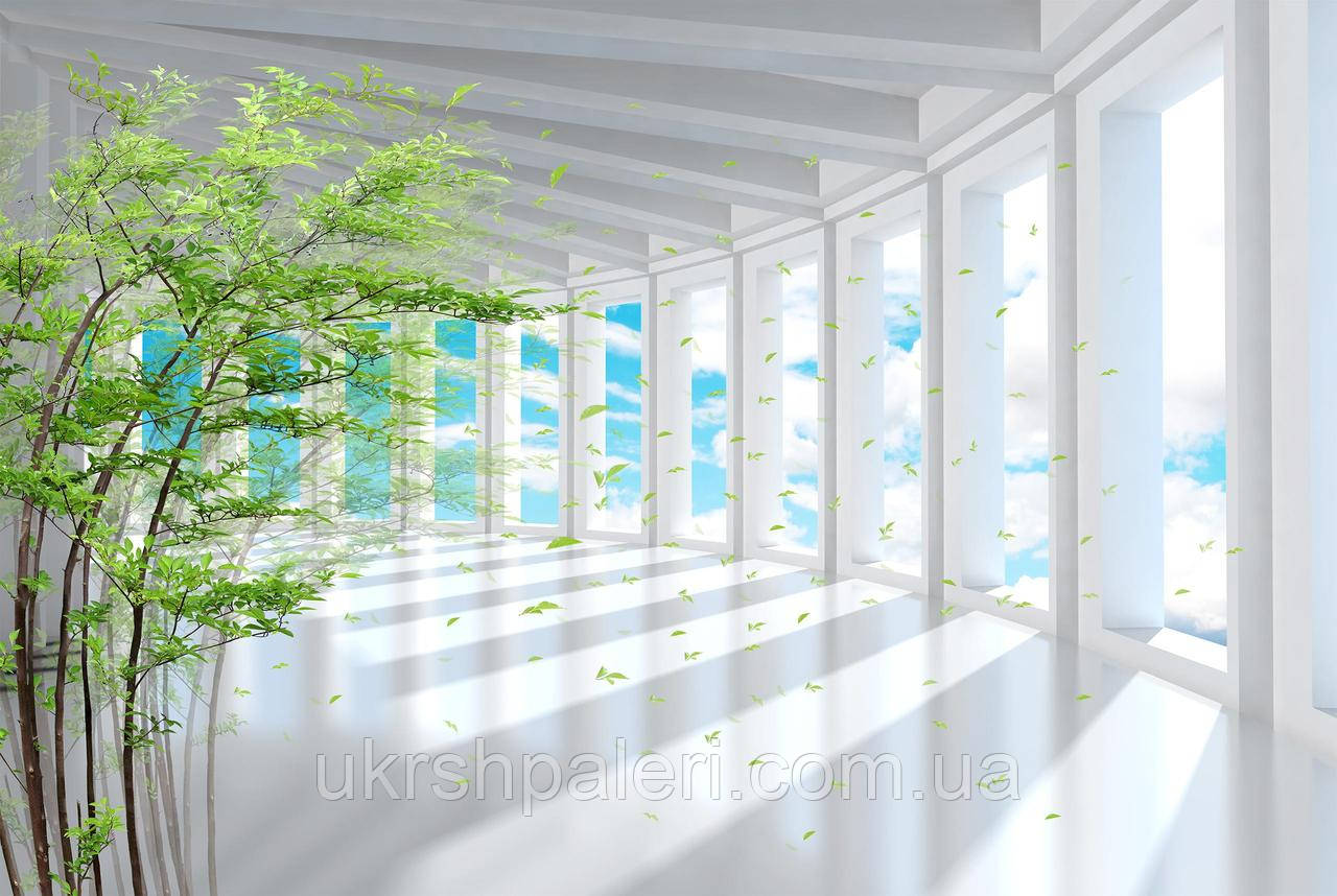 3D Фотошпалери  3Д Літній коридор