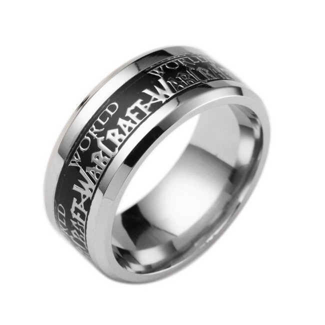 Кільце Warcraft з нержавіючої медичної сталі (р 16.2 17.2 18.2 20.2 21.3 22), фото 1