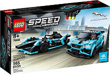 Lego Speed Champions Jaguar Racing GEN2 car & Jaguar I-PACE eTROPHY 76898