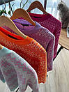 Жіночий прінтованний светр оверсайз з візерунками (р. 42-46) 80041363, фото 6