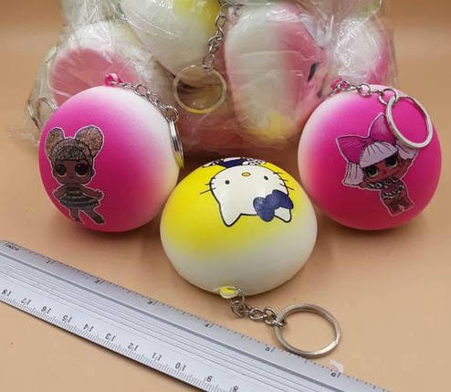 Іграшка "Сквіш - Антистрес" з ароматом "Squishy ЛОЛ Пончик", фото 3