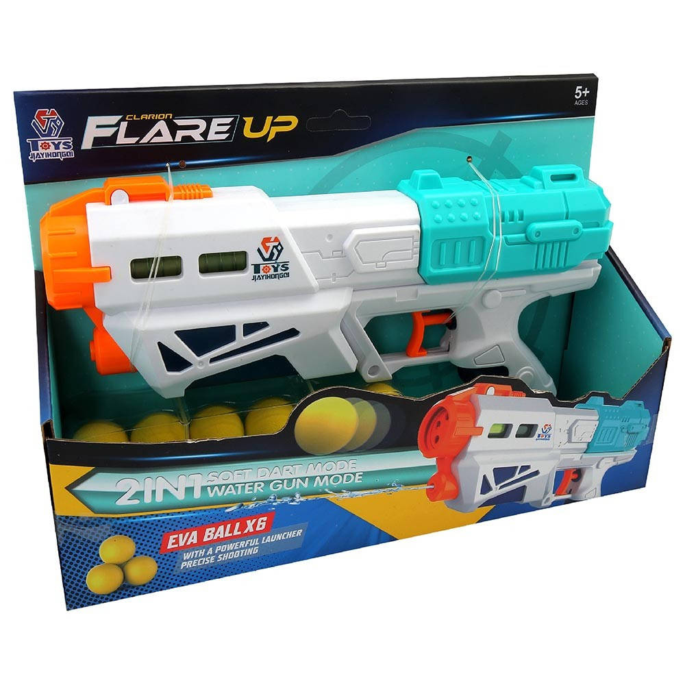 

БЛАСТЕР стреляет шариками и водой 648-51, Синий