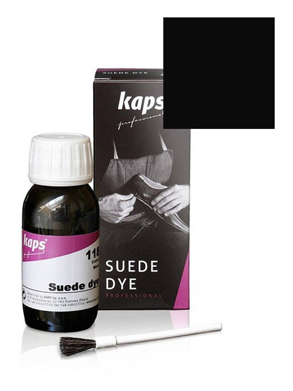 

Краска для замши и нубука Kaps Suede Dye 50 ml 118 Черный