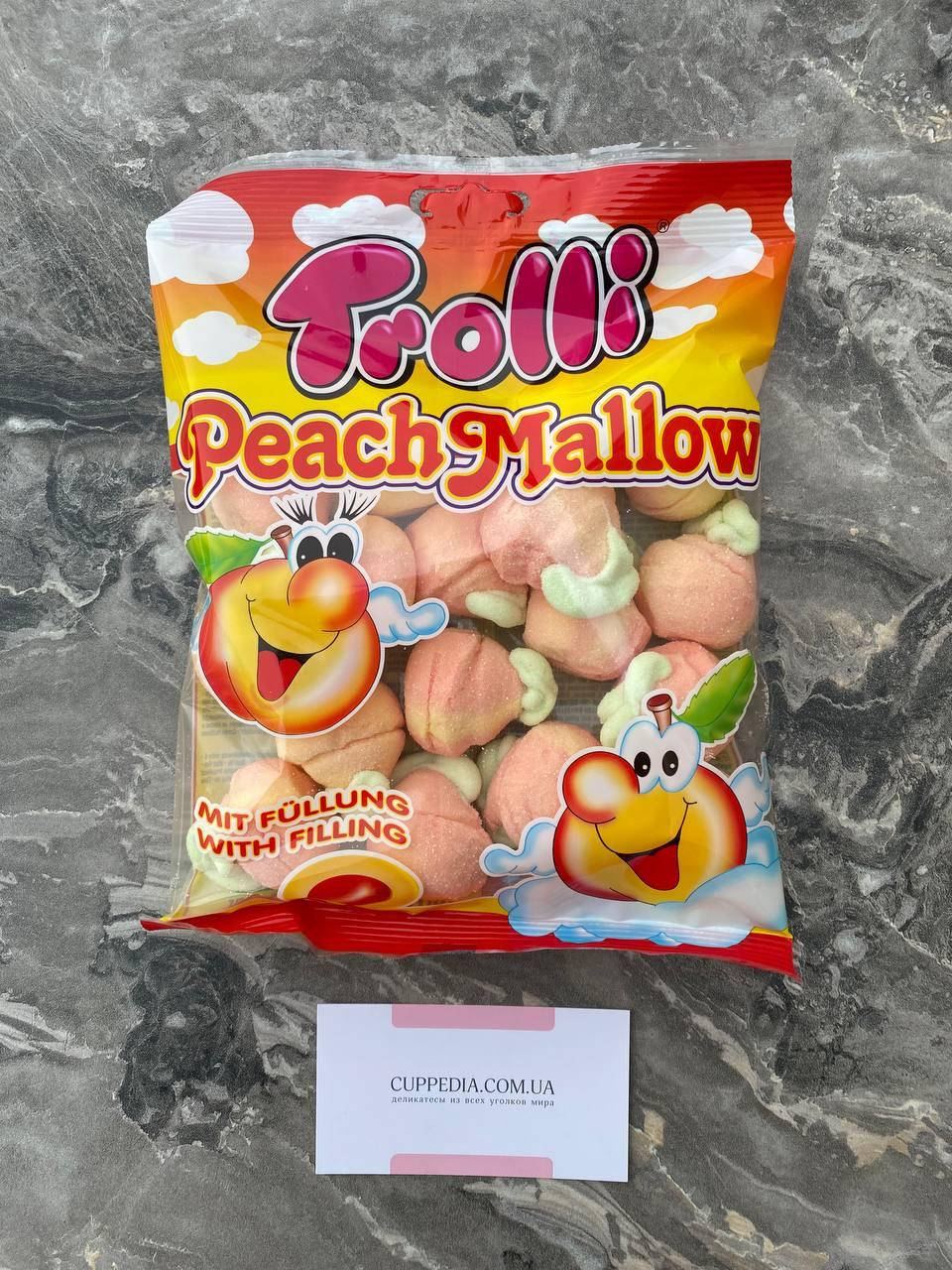

Конфеты маршмеллоу Trolli Peach Mallow со вкусом персака 150 грм