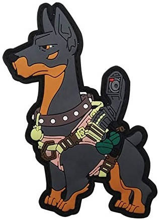 

Патч ПХВ на липучке Dog