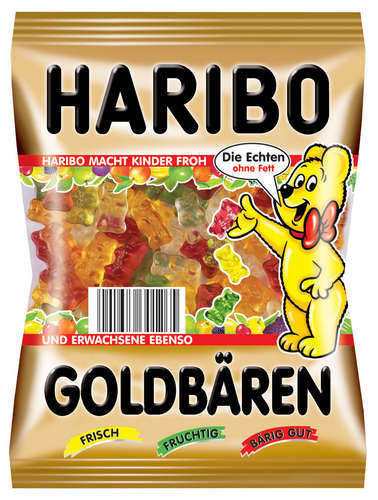 

Жевательные конфеты Haribo Goldbaren 200г