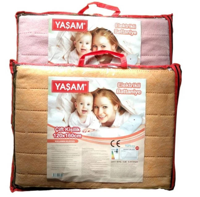

Электропростынь Yasam 120*160 байковая , электро простынь, простынь с подогревом