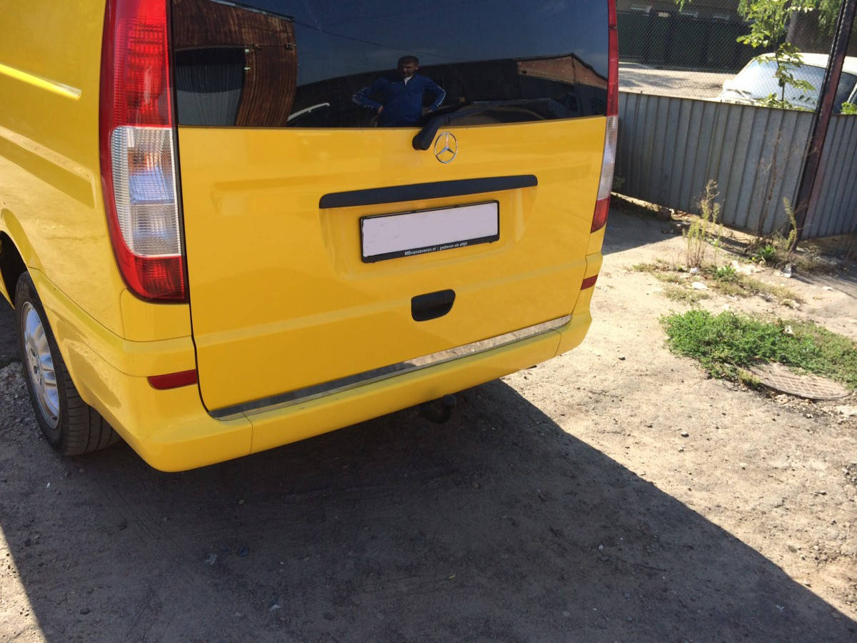 

Хром накладка нижней кромки багажника mercedes vito/ viano w639 (мерседес вито) нерж.