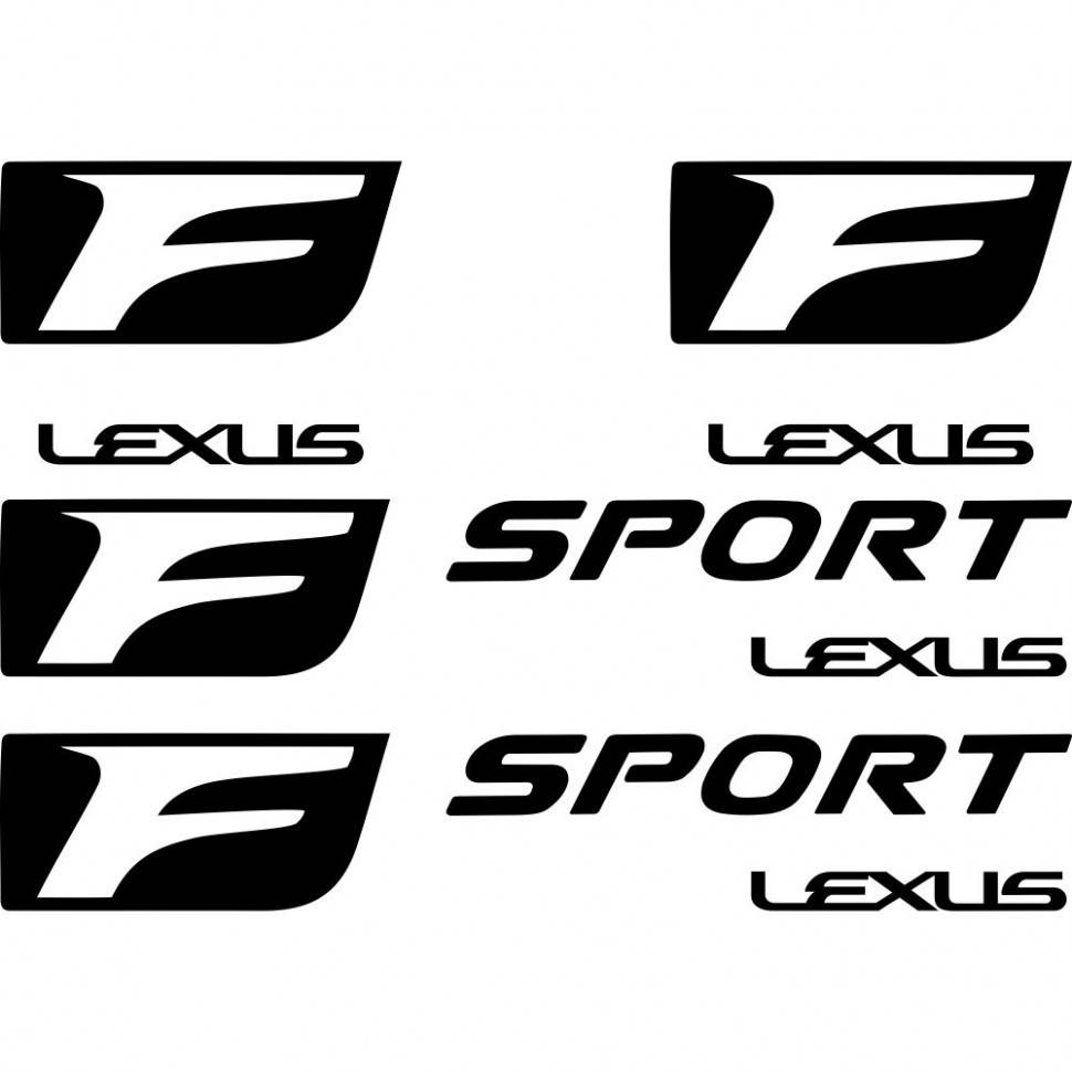 

Комплект наклеек на суппорта - Lexus F Sport (4 шт.)