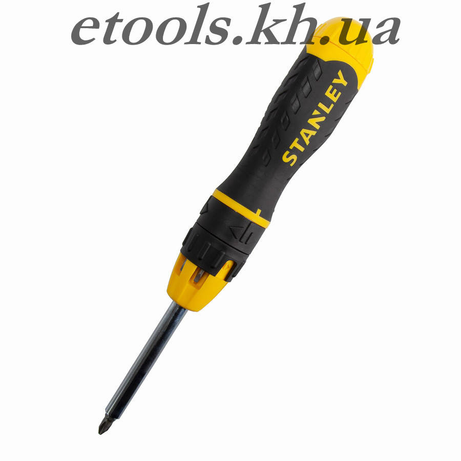 

Отвертка Stanley Multibit реверсивная со сменными битами